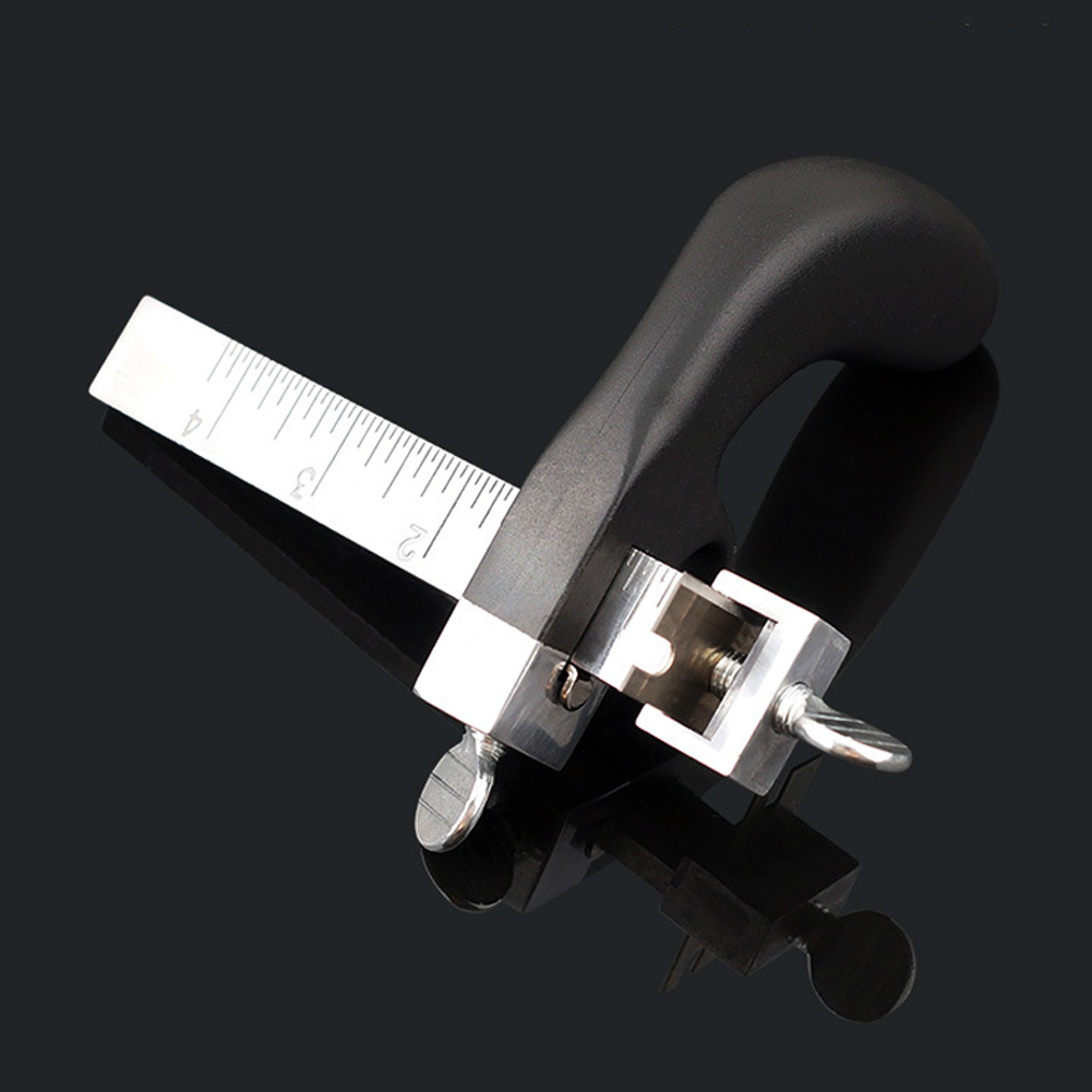 Leather Cutter Adjustable Leather Cut Gauge DIY Leather Straps Belt Cutter Leather Hand Cutting Tool Leathercraft