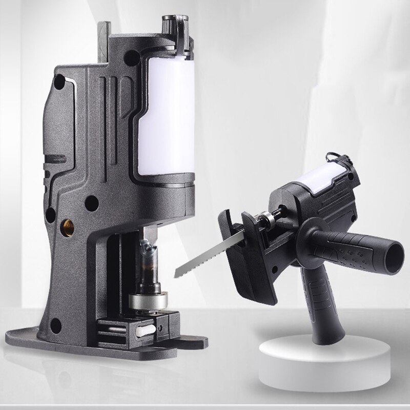 Modified Electric Saw Electric Reciprocating Saw Saber Saw Power Drill to Jig Saw Portable Woodworking Cutting Tool