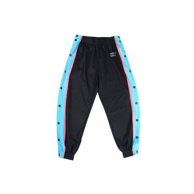 Basketball Pants For Kids Boys Trousers Side Split Snap Button Joggers Workout Keep Warm Windproof Training Tear Away Trackpant: Size 120 / Nhan