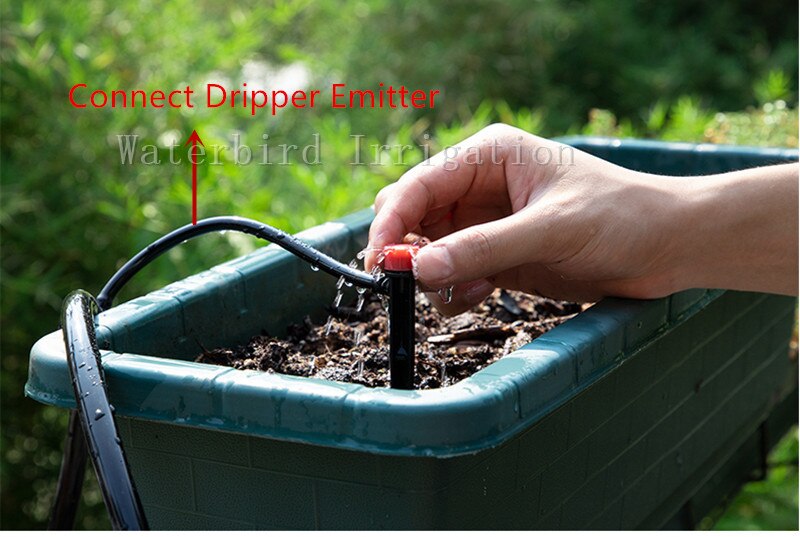 10meter 1/4inch Roll Soft PVC Micro tubing 7mmx4mm Poly Tubing Greenhouse Accessory Micro Drip Irrigation Fittings