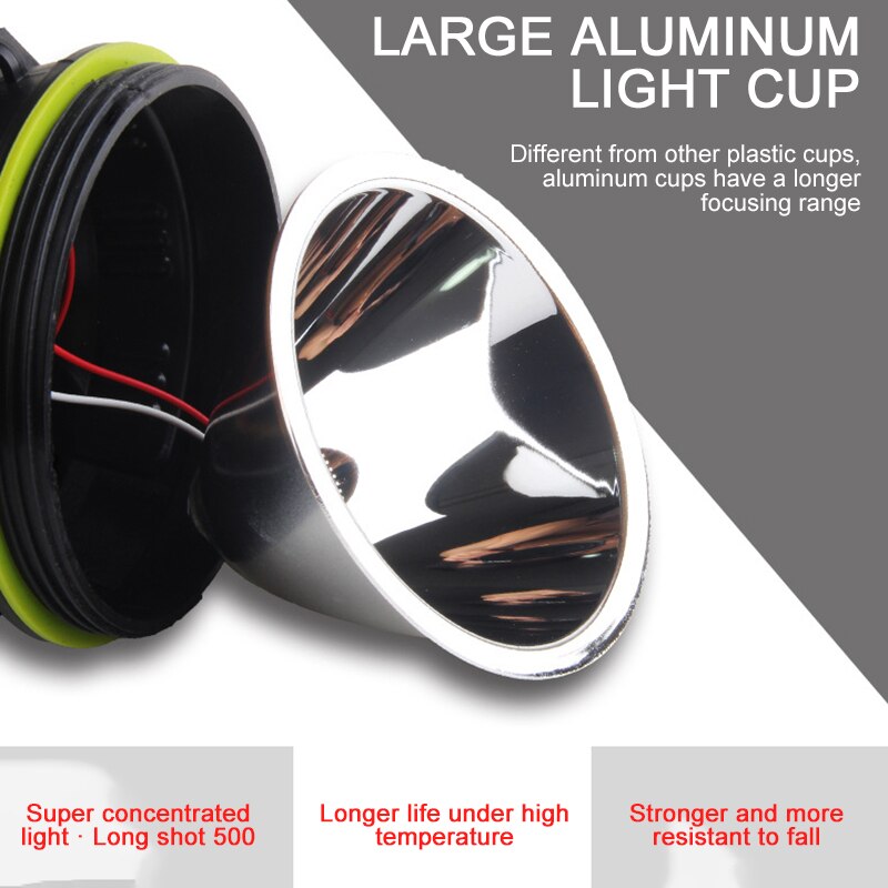 LED Rechargeable Work Light Hand Torch Waterproof Lantern Flashlight Candle Security Spotlight Lamp Camping Lantern