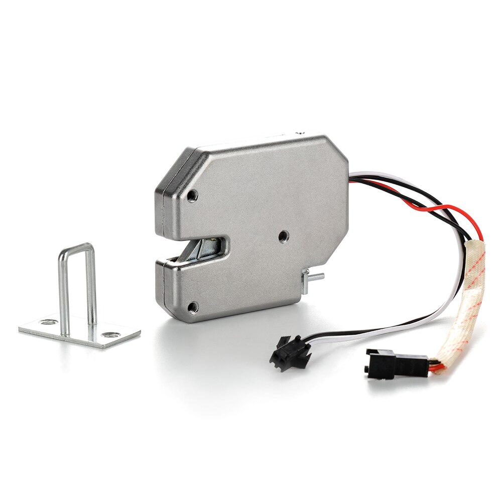 12V Electrical Lock Locker Electric Control Latch Drawer Switch Lock Smart Cupboard Case Safety Cabinet Anti-theft Door Lock: Default Title