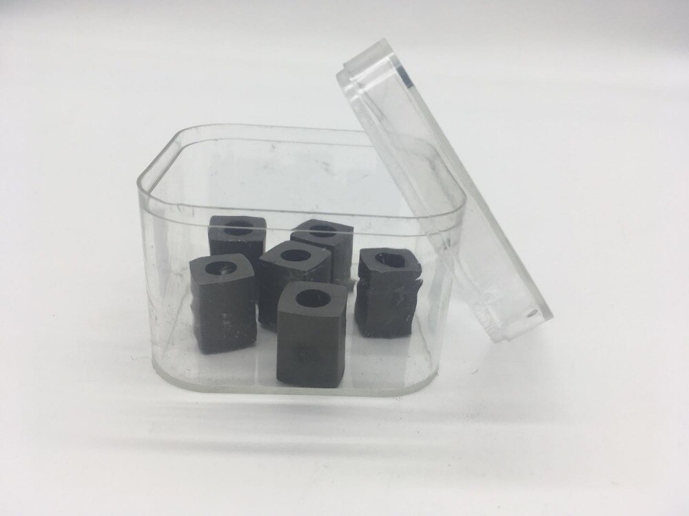 Art 2102260 edm ledande block  l12*w12*h12* hål 6mm 5 st/lot