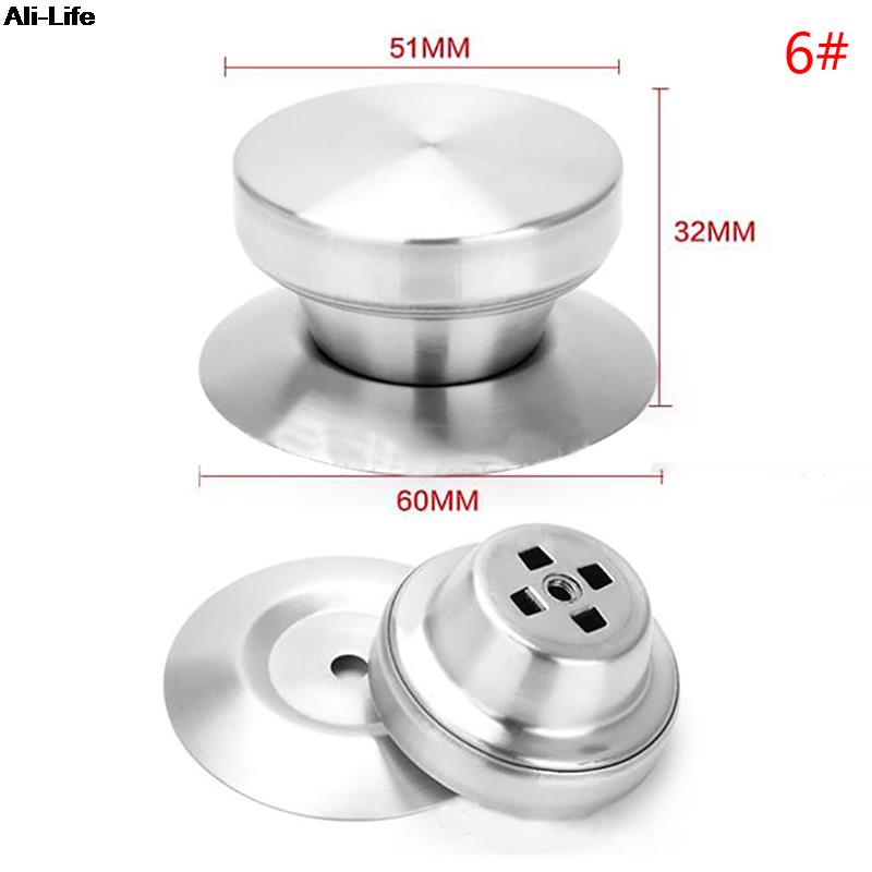 Deksel Voor Kookgerei Pot Steelpan Ketel Deksel Pannen Steelpan Ketel Deksel Vervanging Knoppen Cover Holding Handgrepen Pan Deel: Oranje