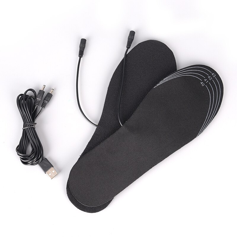 Chauffe-batterie électrique Rechargeable chauffe-chaussures USB semelles chauffantes hiver garder au semelle intérieure électriquement thermique