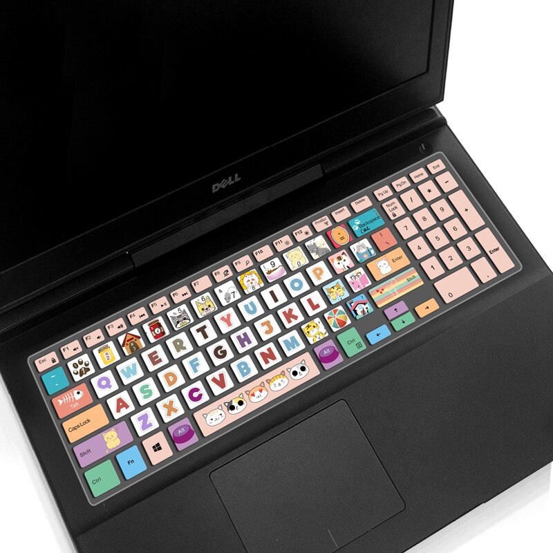 Protection du clavier pour Dell G3 3579 3590 Magazine de voyage 7000 G7 G5 Cahier 7559 Clavier Film de Protection 5577 Couverture de clavier