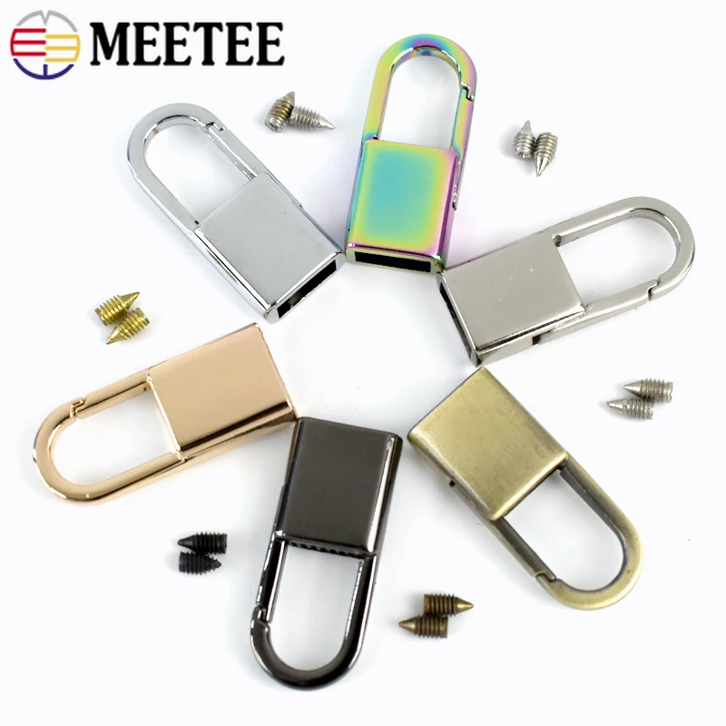 5/10/20 Stuks Metalen Handtas Gespen Voor Riem Schoudertas Side Clip Sluiting Schroef Keten Handvat hanger Haak Diy Hardware Accessoires