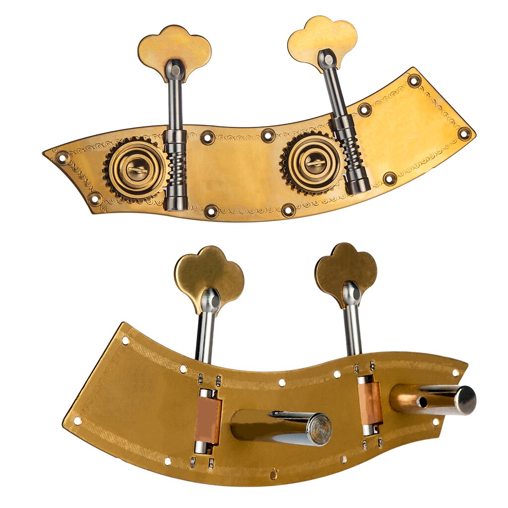 1/8 Upright Bass Dual Tuner Machine Bass Pegs 1/8 Double Bass Tuning Pegs Head Winder Pegs SET