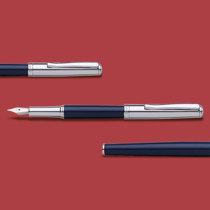 Vintage Business Fountain Pen Signature Calligraphy with Ink Pen Holder Box