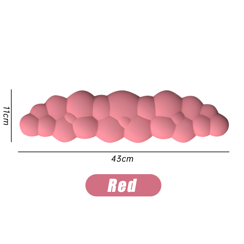 Wolken bilden Handballen auflage Anti-Rutsch-Schreibtisch matt Erinnerung Schaum Handballen auflage Ergonomisches Mauspad Eingabe Handballen auflage Büro zubehör: Dunkelblau