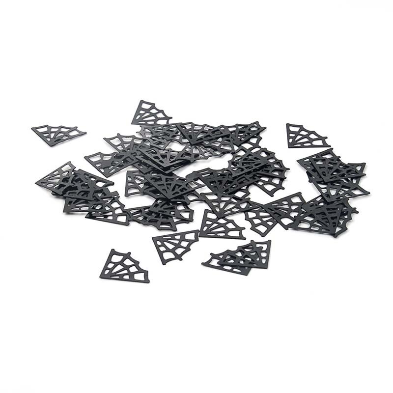 Pumpkin spider web Confetti Cupcake Wrapper Halloween eve party Birthday Wedding bridal shower decoration table centerpiece: 15g web confetti
