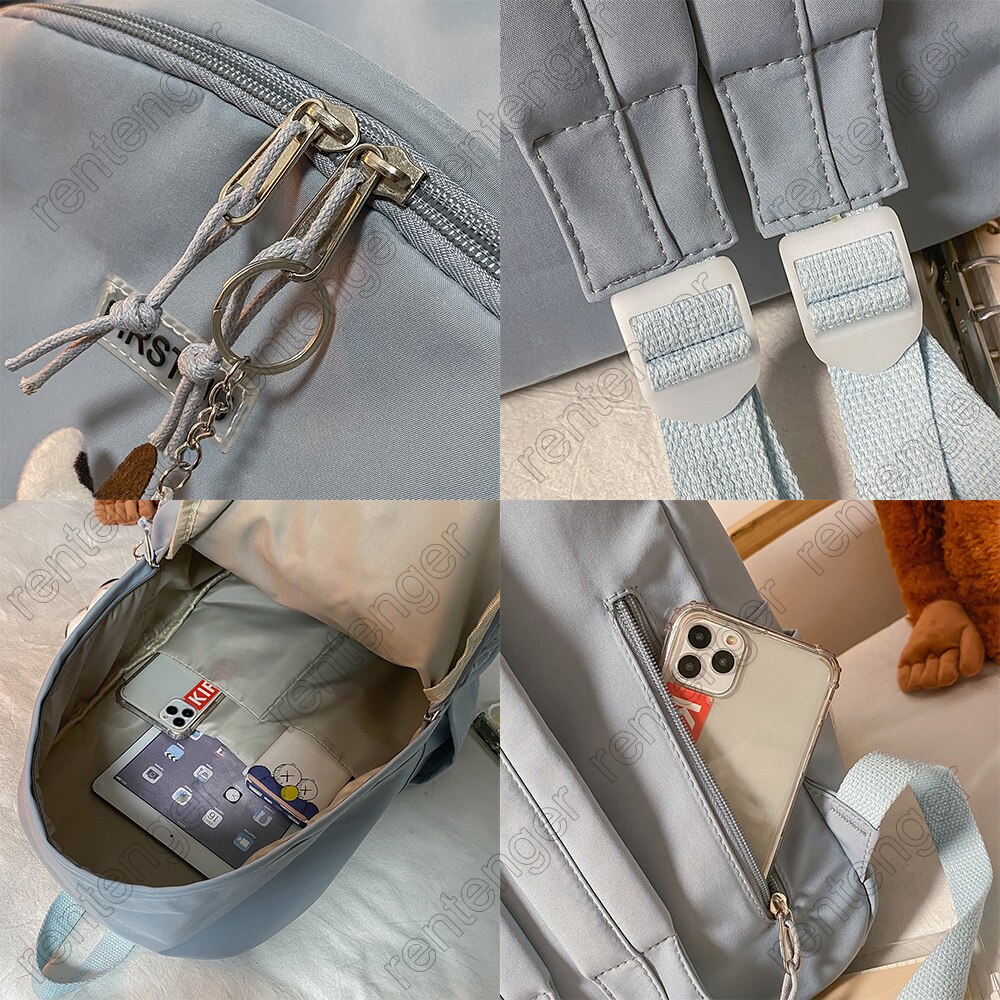 Harajuku Lady Kawaii plecak fajne kobiety śliczna torba szkolna dziewczyna studentka plecak Laptop kobieta książka Preppy torby Trendy nowość