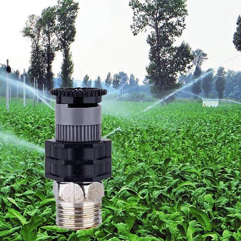 neue 0-360 Grad Wasser Bewässerung Sprinkler Kopf Einstellbar Garten Zerstäubung Düse