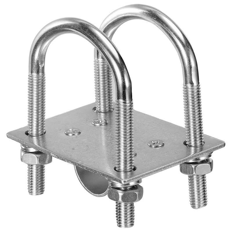 Antenne Mast Klem Beugel Met U-Bouten Anti-Roest Klem Panel Pijp Montage Hardware Voor Outdoor Lora Antenne helium
