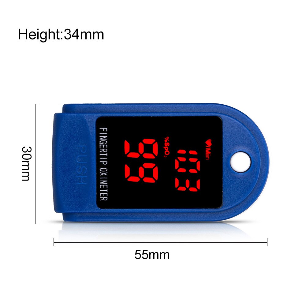 oximetro Household Digital Fingertip pulse Oximeter Blood Oxygen Saturation Meter Finger SPO2 PR Monitor health Care