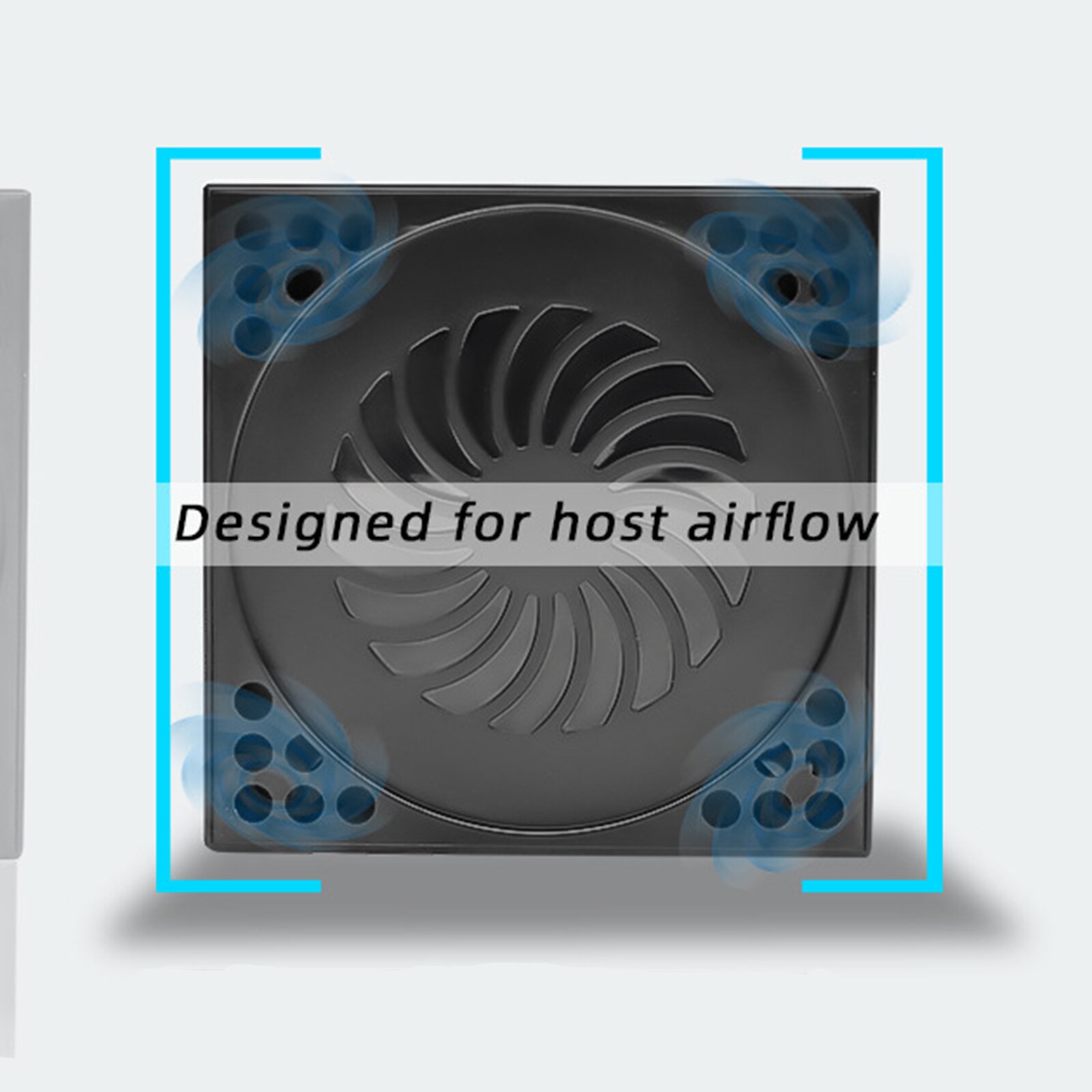 Vertikaler lüfterständer mit 3 zusätzlichen usb-anschlüssen, radiatorbasis, kühlersystemhalterung für die xbox series x-spielkonsole