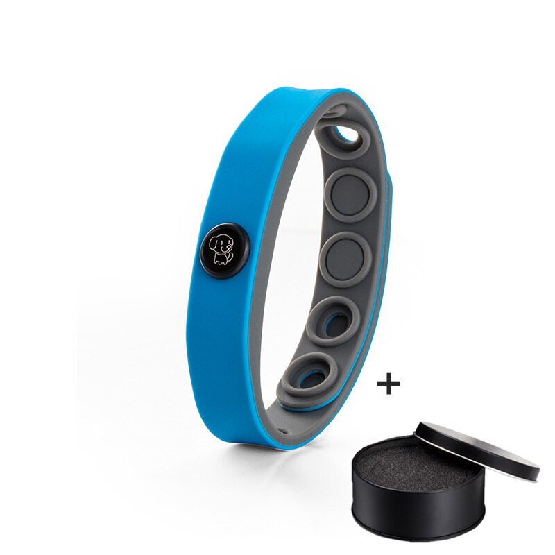 Pulseras de señal del zodiaco, pulsera de energía de iones negativos, turmalina de silicona, resistente al agua, Color de joyería,: Dog