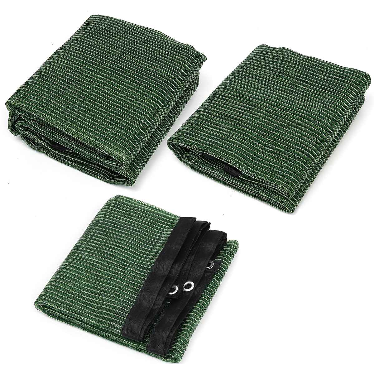 Portable Sun Awning Mesh Sunproof Sun Shade Sail Anti-UV Awning Mesh Net Canopy Home Garden Outdoor Aquare Waterproof Shelter