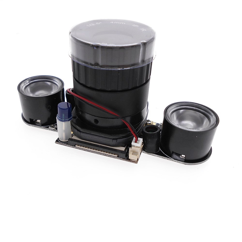 5 million large lens raspberry pie camera Raspberry PI 3 generation B type + automatic switching fill light