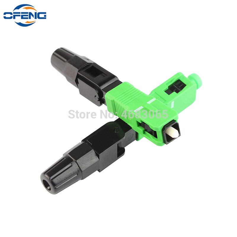 SC APC Schnelle Stecker eingebettet Stecker FTTH Werkzeug Kalten Faser Schnelle Stecker SC Fiber Optik Verbinder