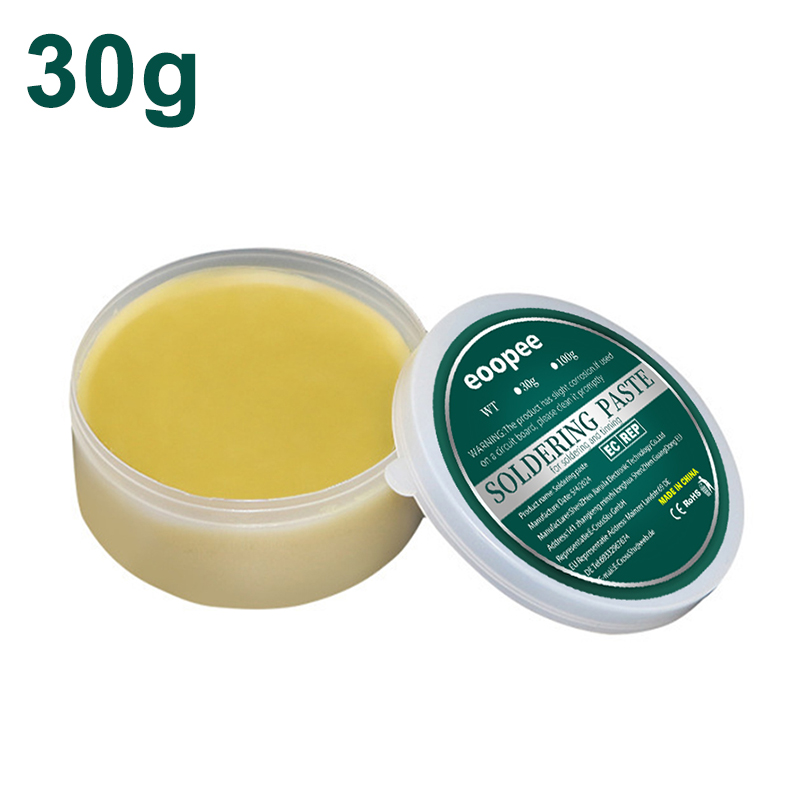 Lotpaste Kolophoniumflussmittel 10 g/30 g/100 g bleifreies Schweißflussmittel Eisenreparatur Schweißpaste Löttinn Lötöl Lötflussmittel: green
