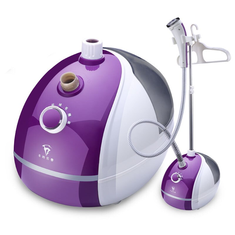 360 ° Drehung Dampfenden pinsel 2,5 L Einstellbare Vertikale Flache Dampf Eisen Kleidung Dampfer lila GS43: Violett