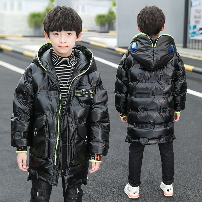 YCBMINGCAN Outwear Winter Meisjes Warm Hooded Jacket Kids