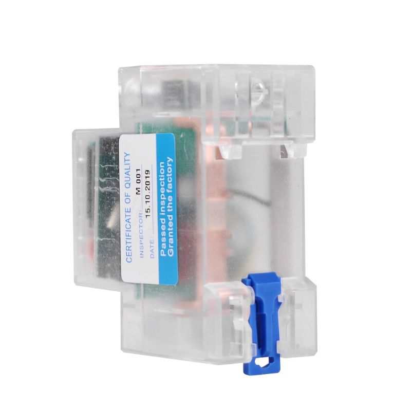 DDS6619 Rail LCD Digital Backlight Single Phase Energy Meter Multifunction kWh