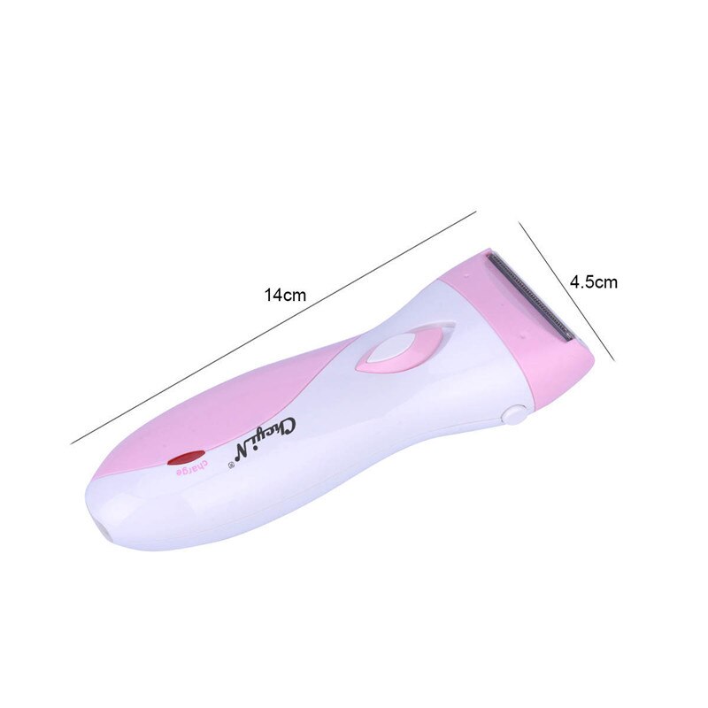 Genopladelig dame epilator hudvenlige kvinder elektrisk barbermaskine barbermaskine hårfjerner kvindelig barbering skrabning epilatorer ben bikini 49