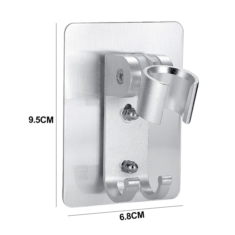 Shower Pedestal Aluminum Household Hooks Wall Mount Fixed Spray Nozzle Bracket Shower Holder Handheld Bathroom Faucet Economic