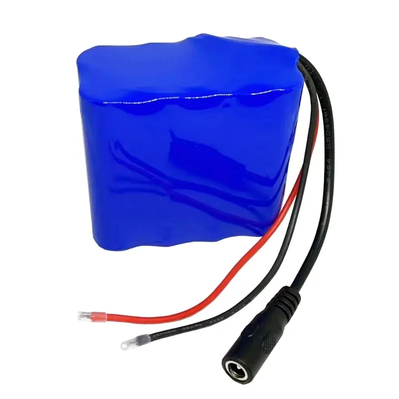 Batería de litio de 14,8 V/14,4 V, 6,8ah, 18650, 4S2P, 6800mAh, BMS integrado de 10A para altavoces Bluetooth y luces de pesca nocturna