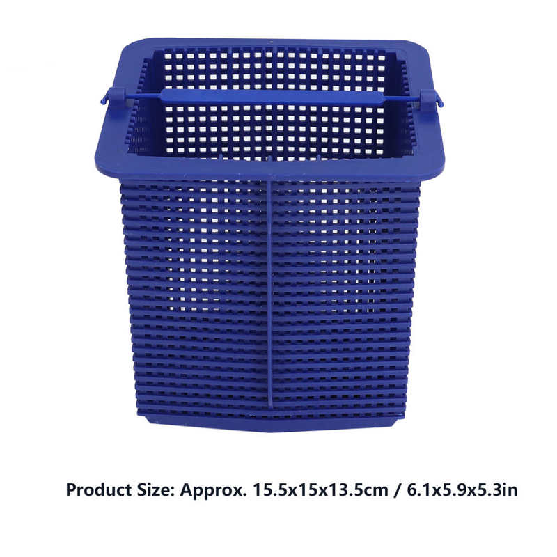 Skimmer Basket Plastic Anti Clogging Pool Pump Basket for Swimming Pools for Pond