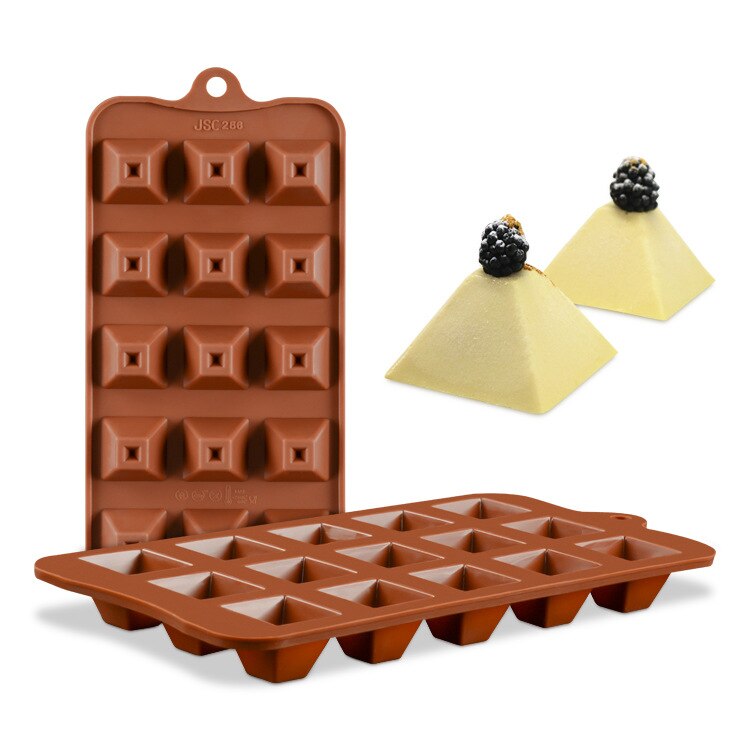 Silikolove utensilios para decoración de tortas con Fondant molde de silicona antiadherente Chocolate moldes pudín gelatina para hornear cocina Sugarcraft