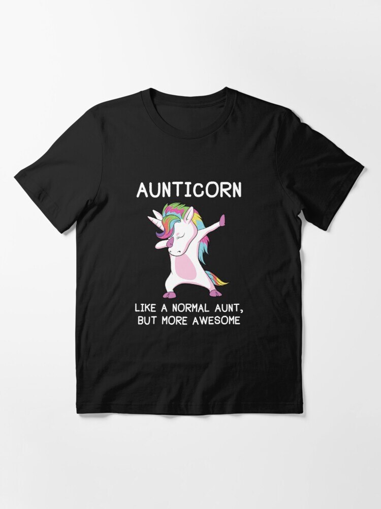 Aunticorn Unicorn Aunt 100% cotton short sleeve men T shirt casual o-neck summer street style cool funny loose T-shirt