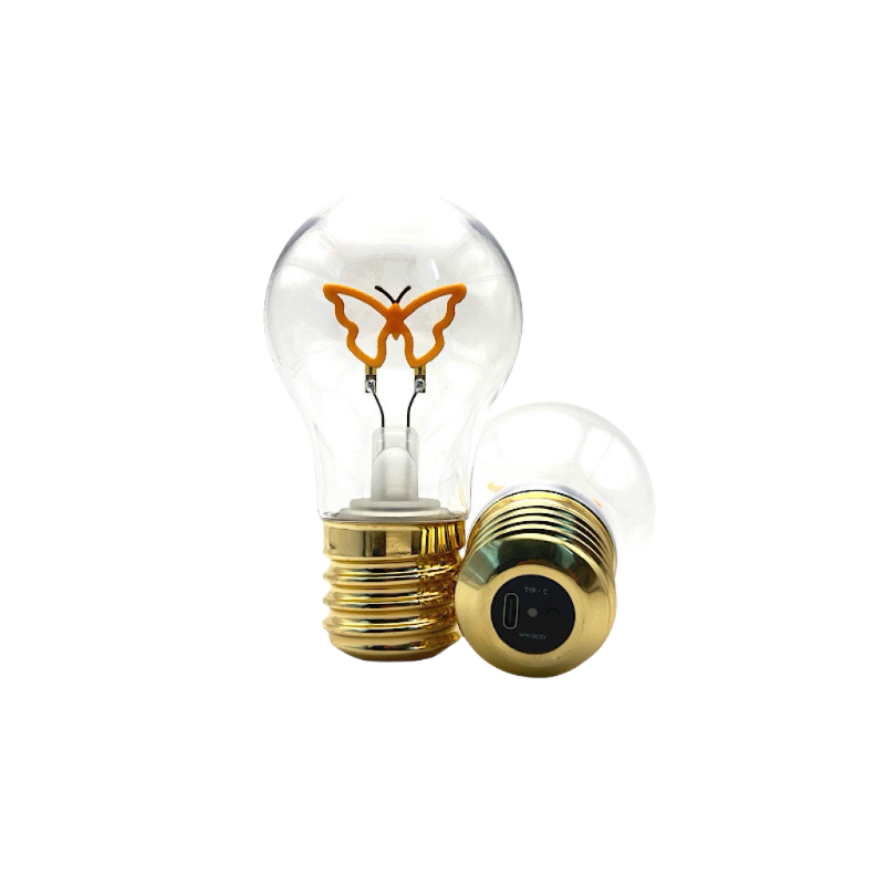 LED Edison Filament Bulbs Art Lights A70 5V Pink Dimmable E40 Charge 360 Degree Energy Decoration Lamps led lights: Yellow