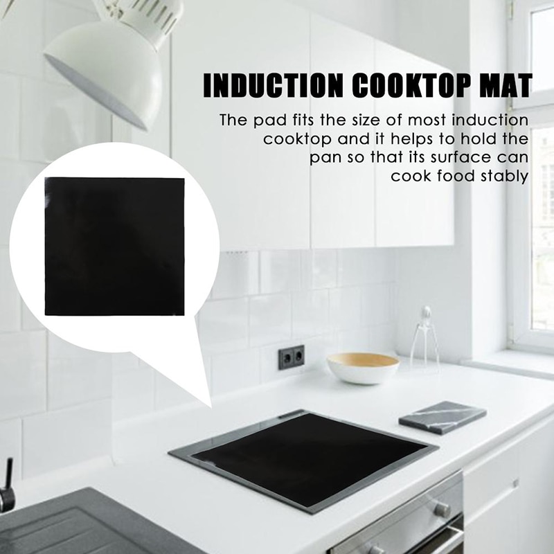 Induktion kogeplade mat beskytter skridsikker silikone varmeisolering pad kog top cover genanvendelige nds