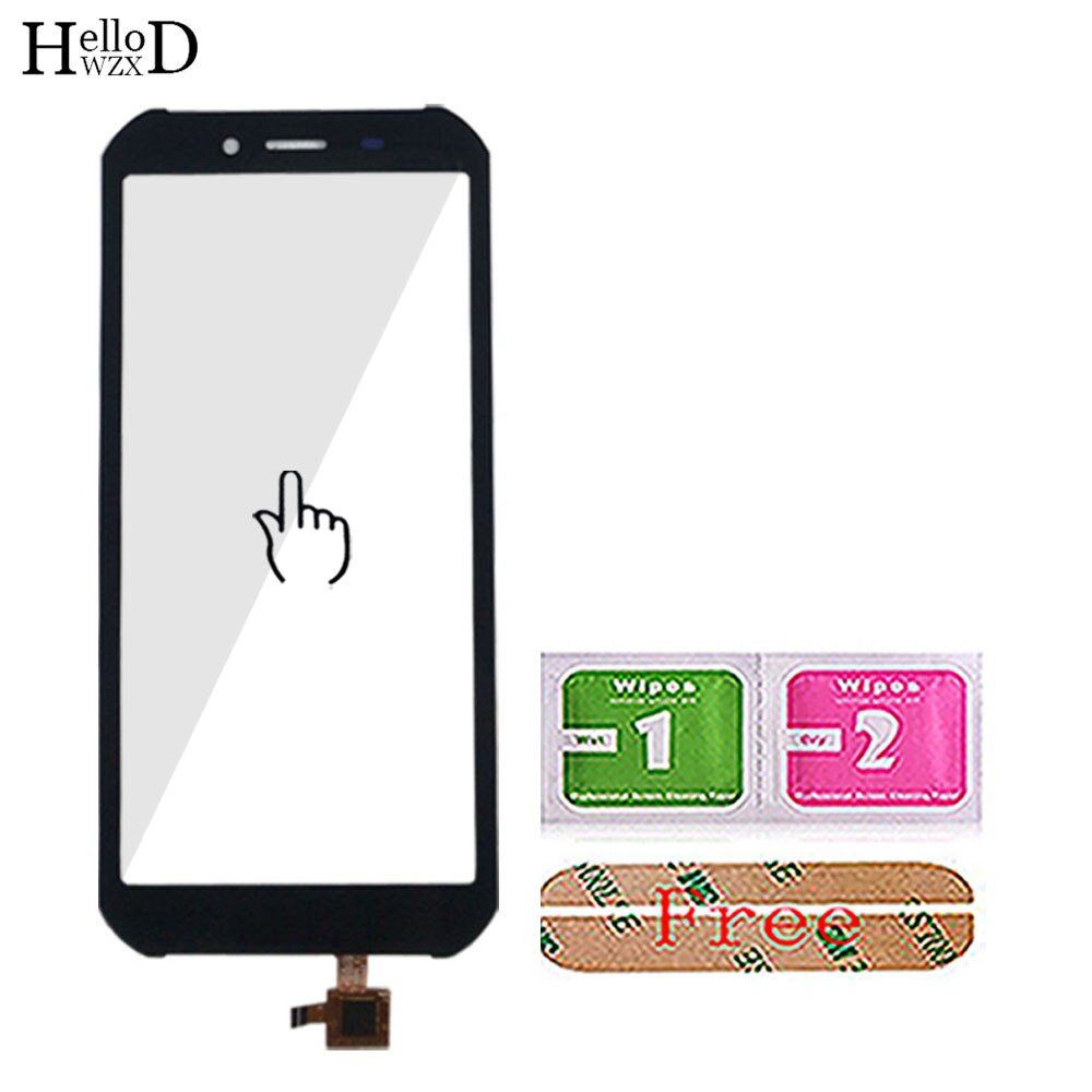 Mobiele Touch Screen Panel Voor Doogee S40 S50 S55 S60 Touch Digitizer Panel Voor Glas Lens Sensor Touchscreen 3M lijm Doekjes