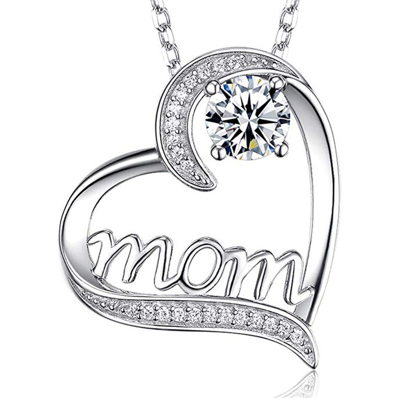 trendy Letters Mother's Day 925 sterling silver for women lady anniversary jewelry X5550