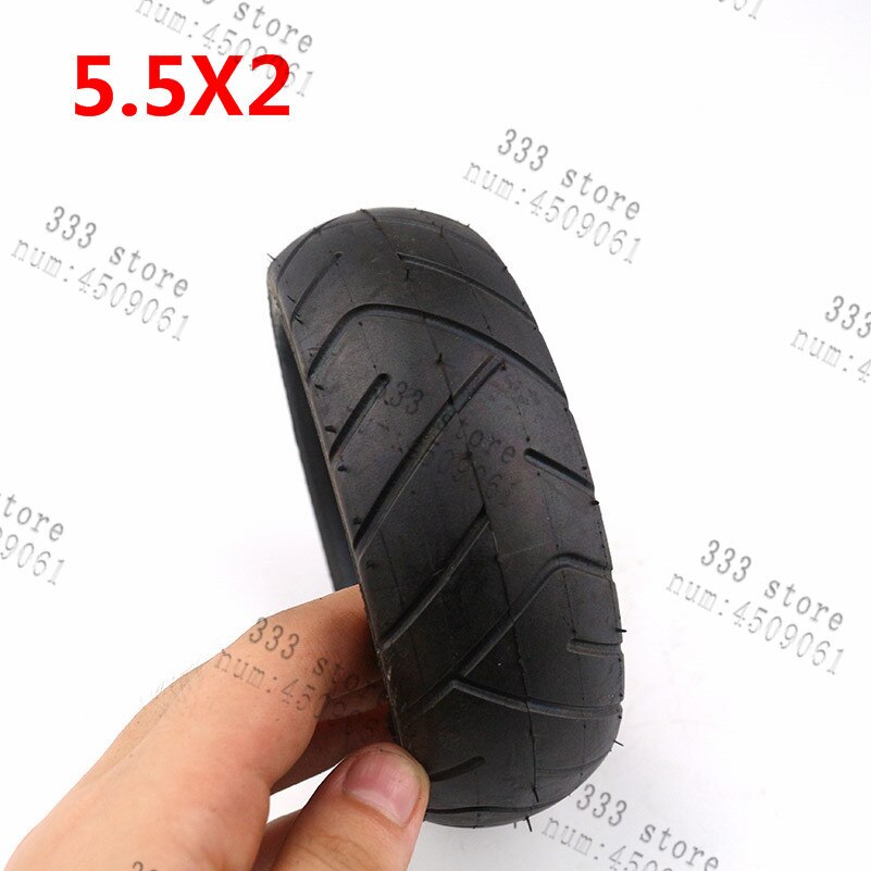 Neumático sólido de 5,5x2, Diámetro externo de 128mm, apto para Hoverboard, autobalance, piezas de repuesto para patinete eléctrico,
