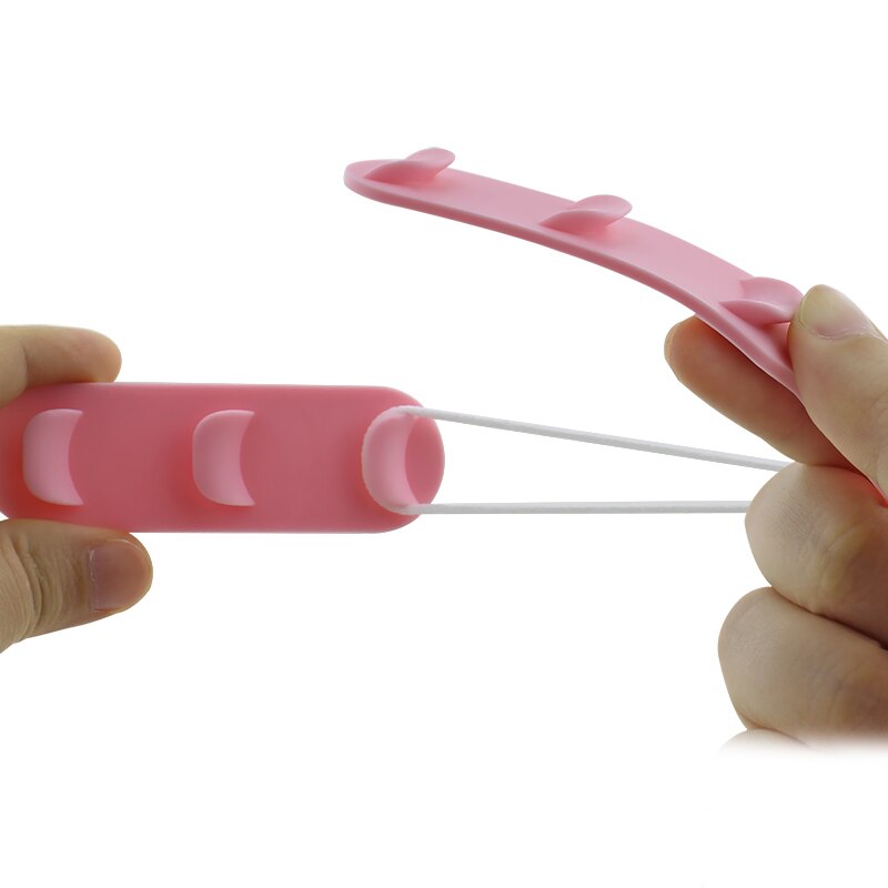 Maskers banden verlengde gesp oorbeschermer voor filtratie katoen anti-pijn aanpassing houder knop zwart