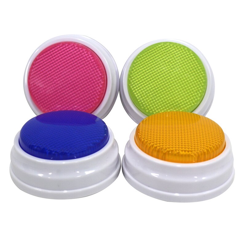 Recording sound button, Classroom Lights & Sounds Classroom Answer Game Buzzer Crazy Sounds Party Game with LED M16