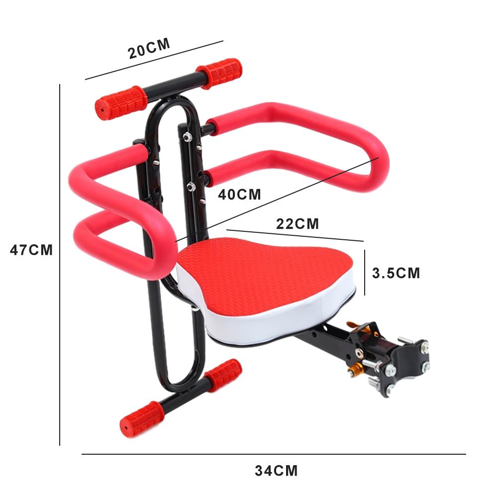 Bicycle Mounted Child Carrier Bike Seat Safety Fro... Grandado