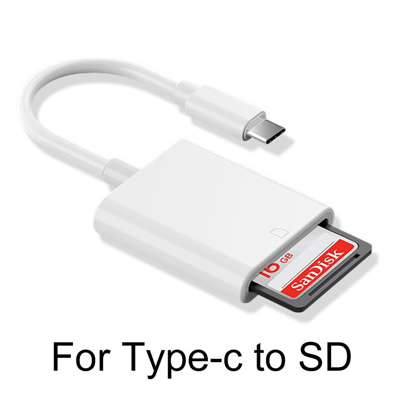 Mosible otg usb-c-kartenleser auf sd/tf-usb-c-kartenleser für samsung, huawei, xiaomi, macbook pro/air, laptops und smartphones mit usb-c-anschluss: Usb-c auf sd-karte