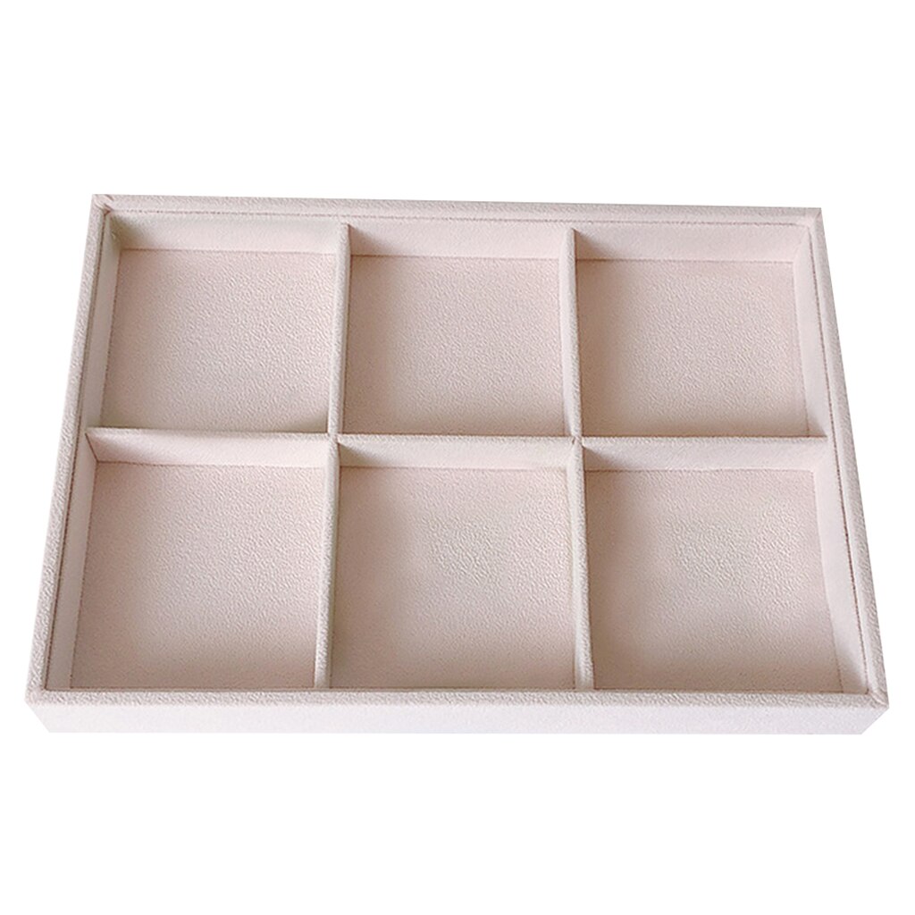 Portable Jewelry Ring Display Organizer Case Tray Holder Necklace Earrings Bangle Storage Box Showcase Jewelry Stand Holder: B