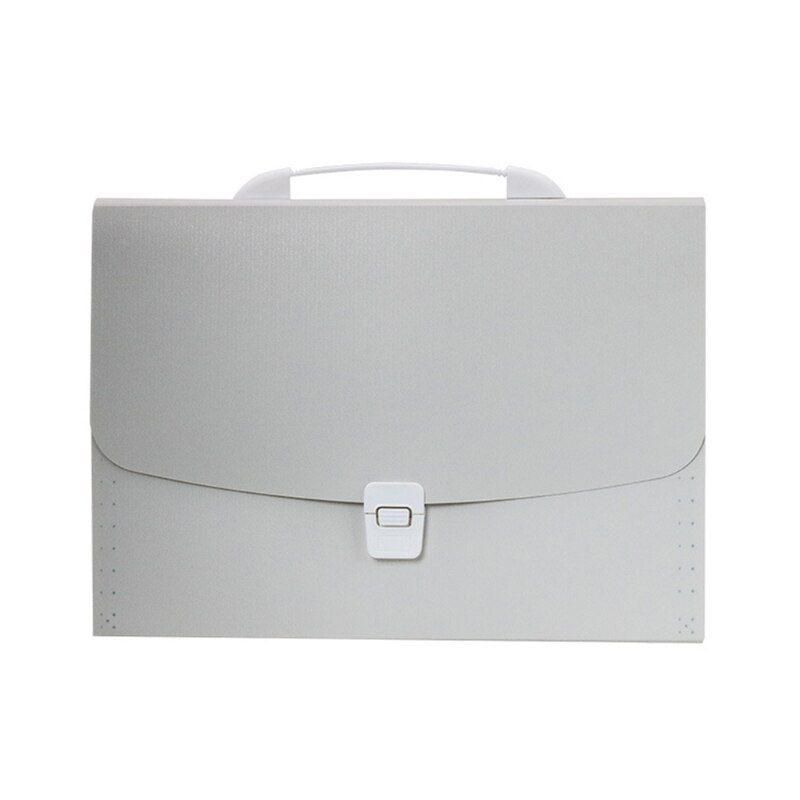 Mehrlagige, tragbare dokumentenmappe mit  a4 fächern, 13 , wasserdicht und mit 2 selbstklebenden registerkarten.