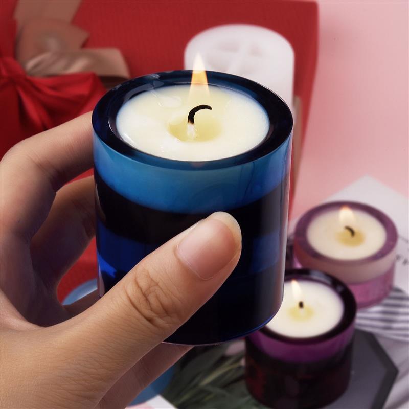 1 Set Candle Making Kit Wicks Sticker DIY Candle Fixator Craft Tools DIY Handmade Candle Set With Cotton Core Holder