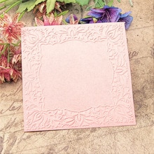 PANFELOU-modèle pâques bordure | Dossiers à graver en plastique pour Scrapbooking, modèle bricolage gâteau Fondant, fabrication de cartes Album Photo