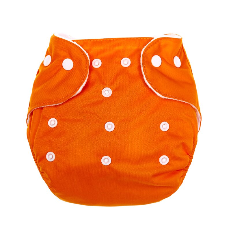 Hylidge Herbruikbare Luiers Baby Kinderen Ondergoed Wasbare Baby Katoenen Trainingsbroek Ademend Lekvrije Pasgeboren Baby Luier: Orange