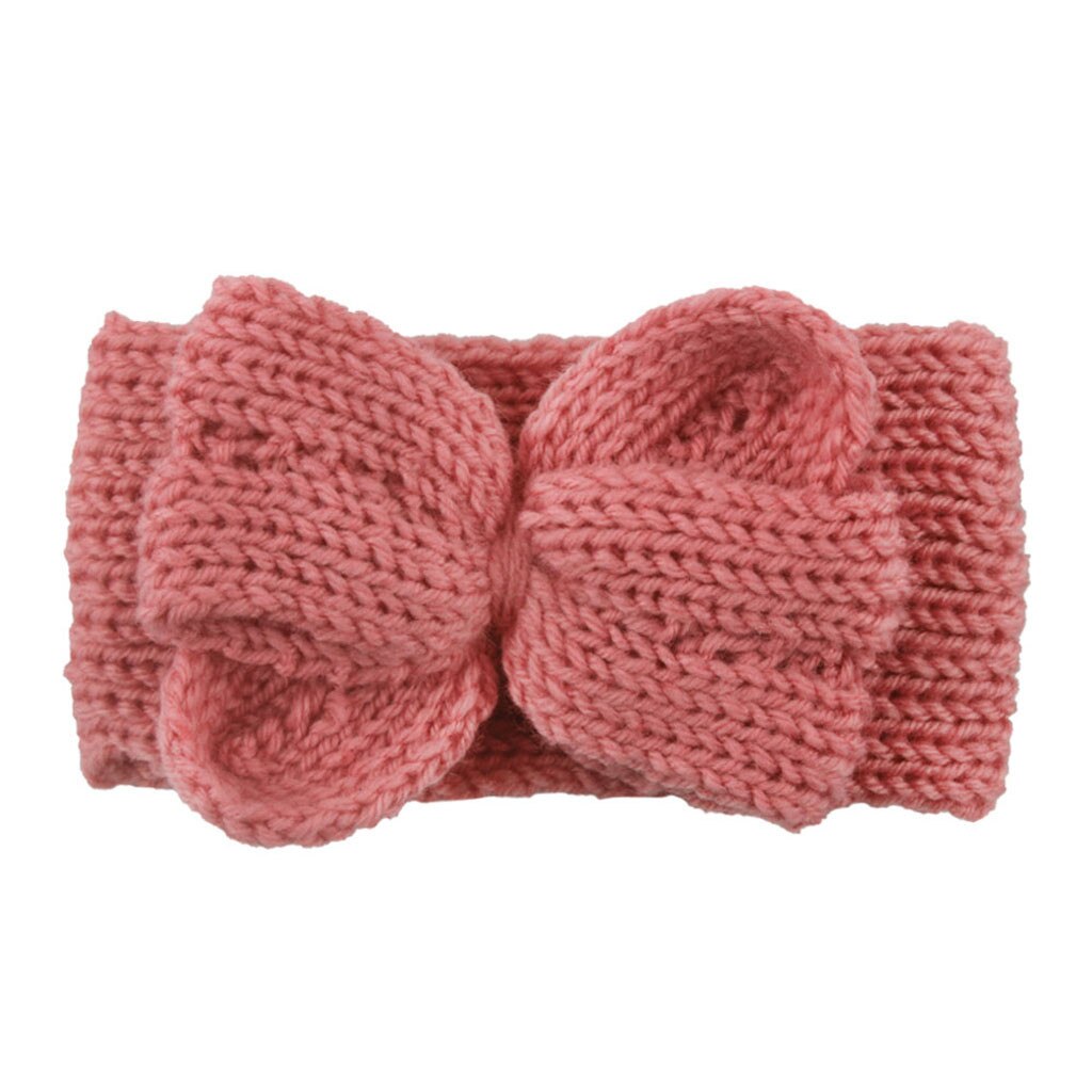 Toddler Kids Baby Boy Girl Solid Bow-tie fascia annodata accessori per cappelli selezione multipla di colori cappellino per bamb: J