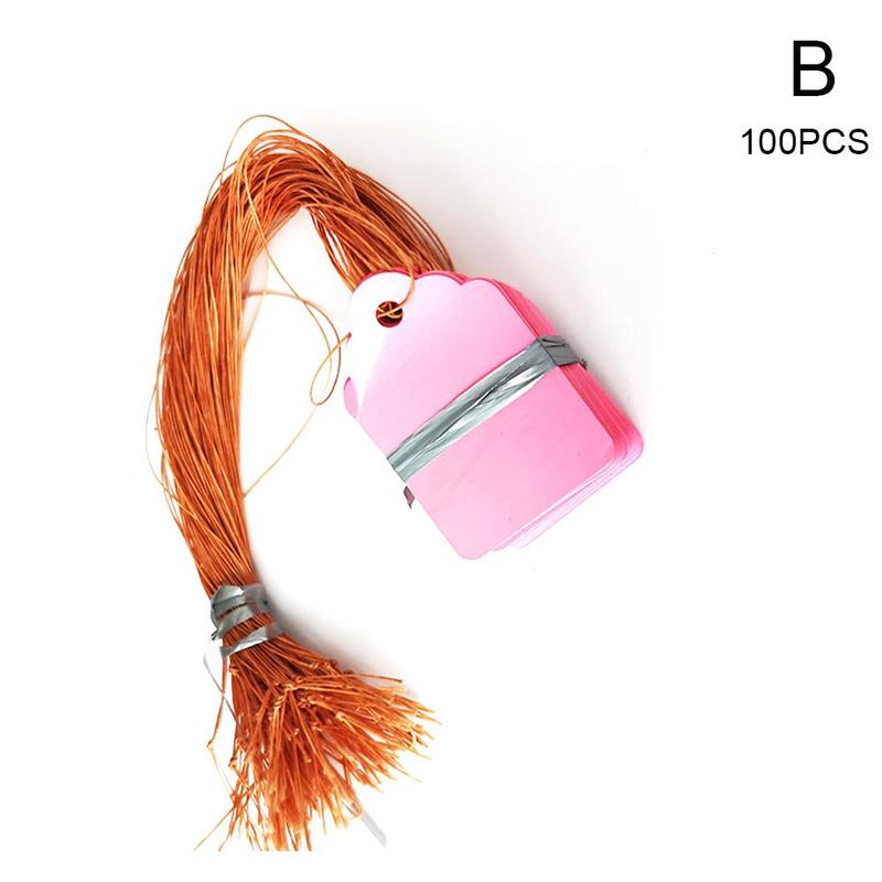 100Stck/tasche Wasserdichte Streifen Linie Garten Etiketten Gartenarbeit Baum Zeichen Anlage Hängen Stichworte Garten Etiketten Blume Stichworte Anlage labor: Rosa